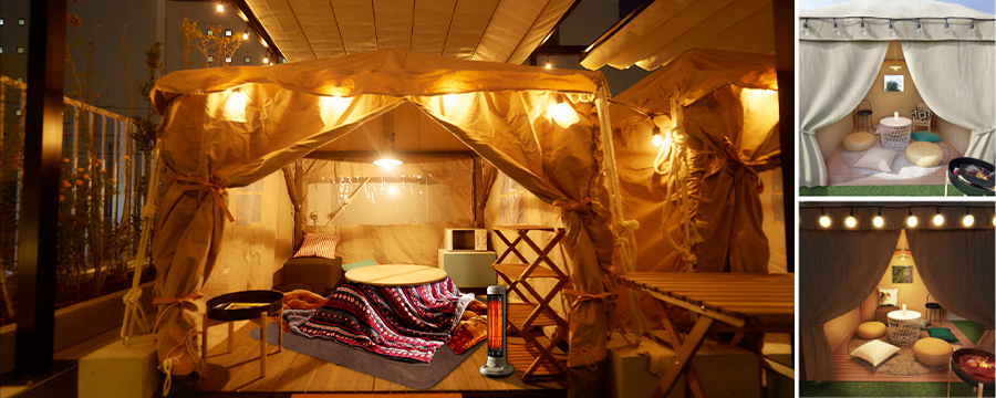 グランピングテント